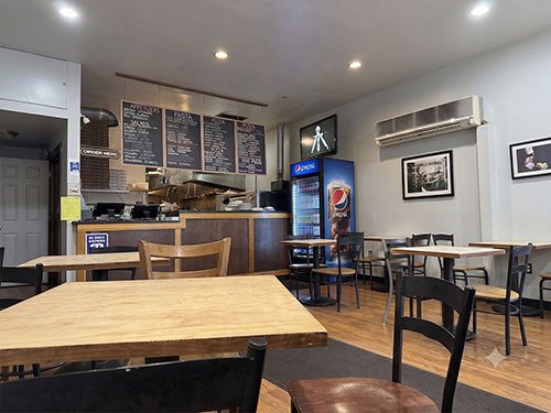 Interior photo of Italian Pizza / Pasta restaurant for sale in Cambridge, MA