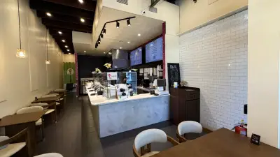 Interior photo of Fast Casual - Poke Bowls restaurant for sale in Brookline, MA