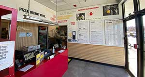 Interior photo of High Volume Pizza Takeout & Delivery restaurant for sale in Natick, MA